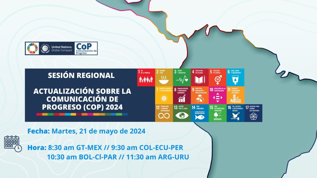 Sesión Regional: Actualización Sobre la Comunicación de Progreso (CoP) 2024