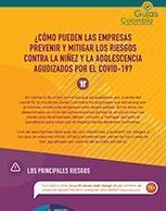 ¿cómo pueden las empresas prevenir y mitigar los riesgos contra la niñez y la adolescencia agudizados por el COVID-19?La iniciativa multiactor Guías Colombia en Empresas, Derechos Humanos y Derecho In