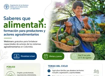 FAO INVITA AL CICLO “SABERES QUE ALIMENTAN” PARA FORTALECER...