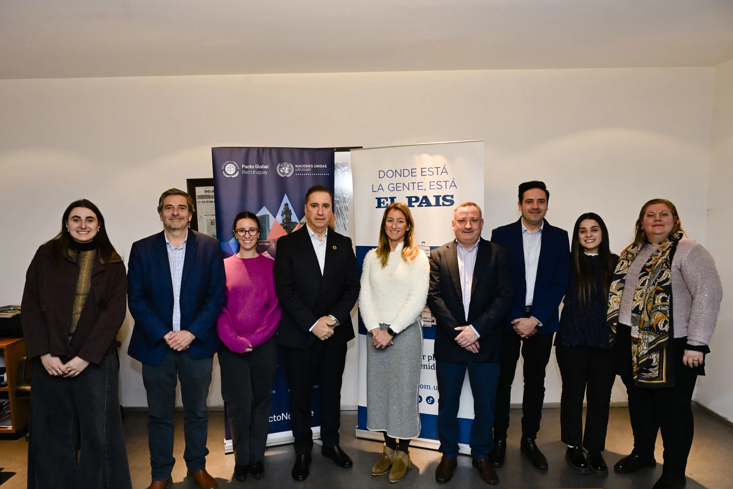 Firma de convenio entre Pacto Global Uruguay y El País