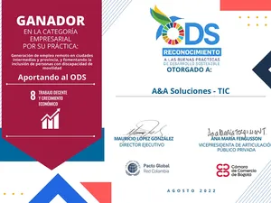 A&A Soluciones TIC. ODS 8