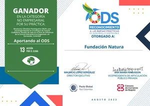 Fundación Natura. ODS 13