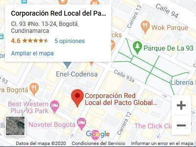 Ubicanos en Bogotá - Corporación Red Local del Pacto Global en Colombia