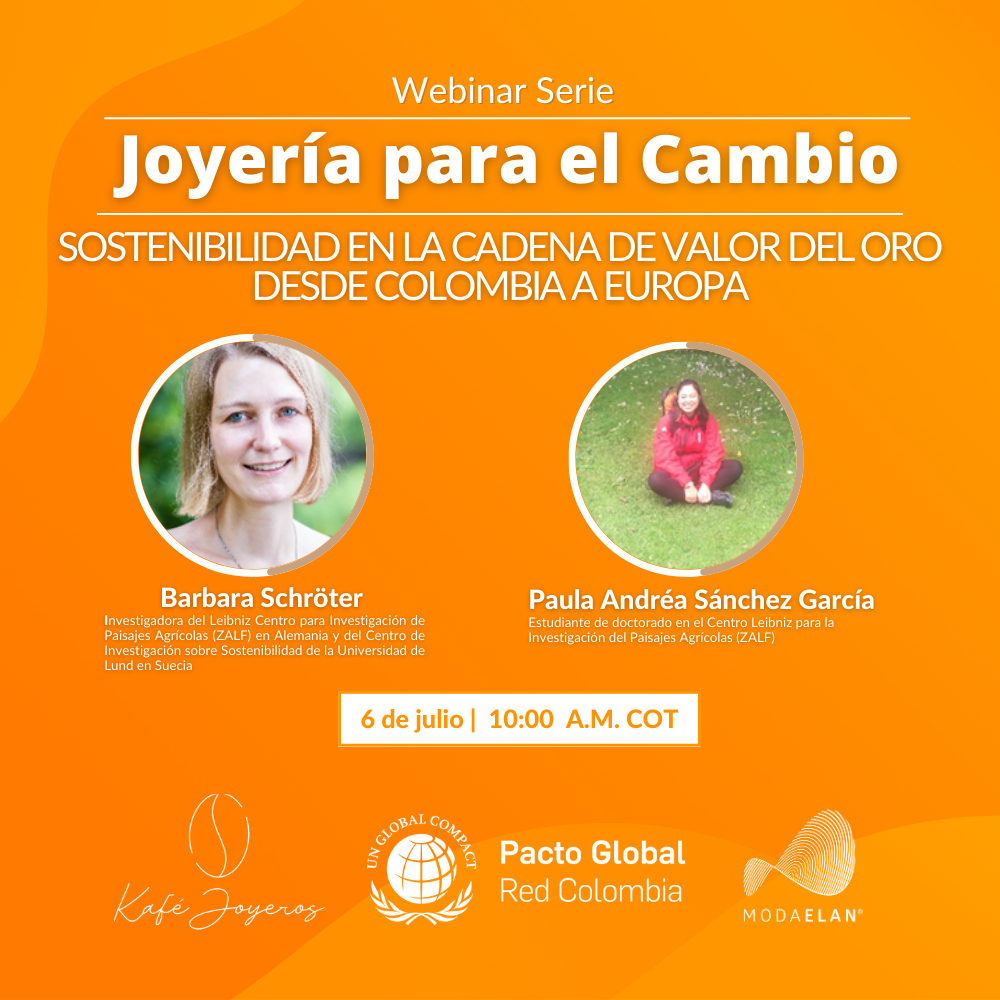 Webinar serie joyer a para el cambio sostenibilidad en la cadena de