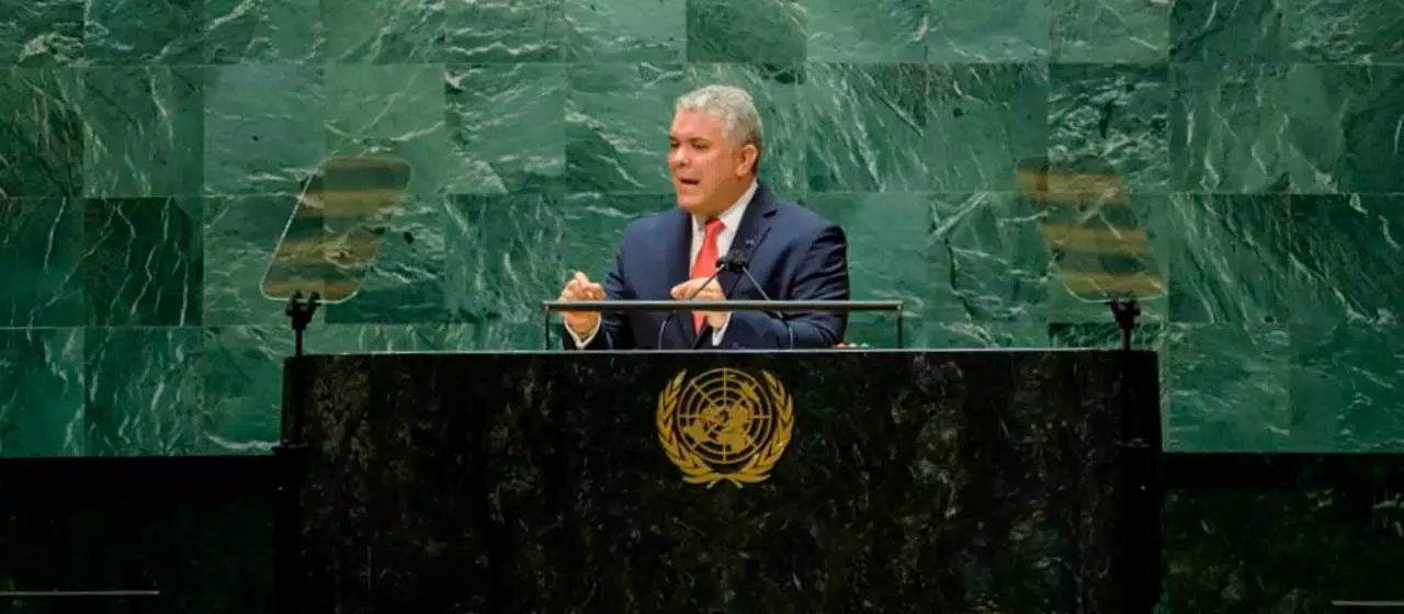 Ante la ONU, Presidente Duque urge acciones que fortalezcan financiamiento para la pandemia y el cambio climático