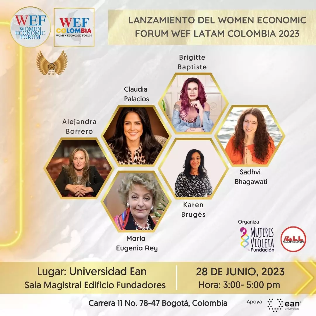 ¡Lanzamiento del Women Economic Forum - WEF LATAM Colombia 2023: La fuerza imparable de las mujeres influyentes en el camino hacia la igualdad de género y la sostenibilidad!